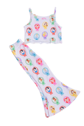 Tank and Flared Pant Set, Princesses