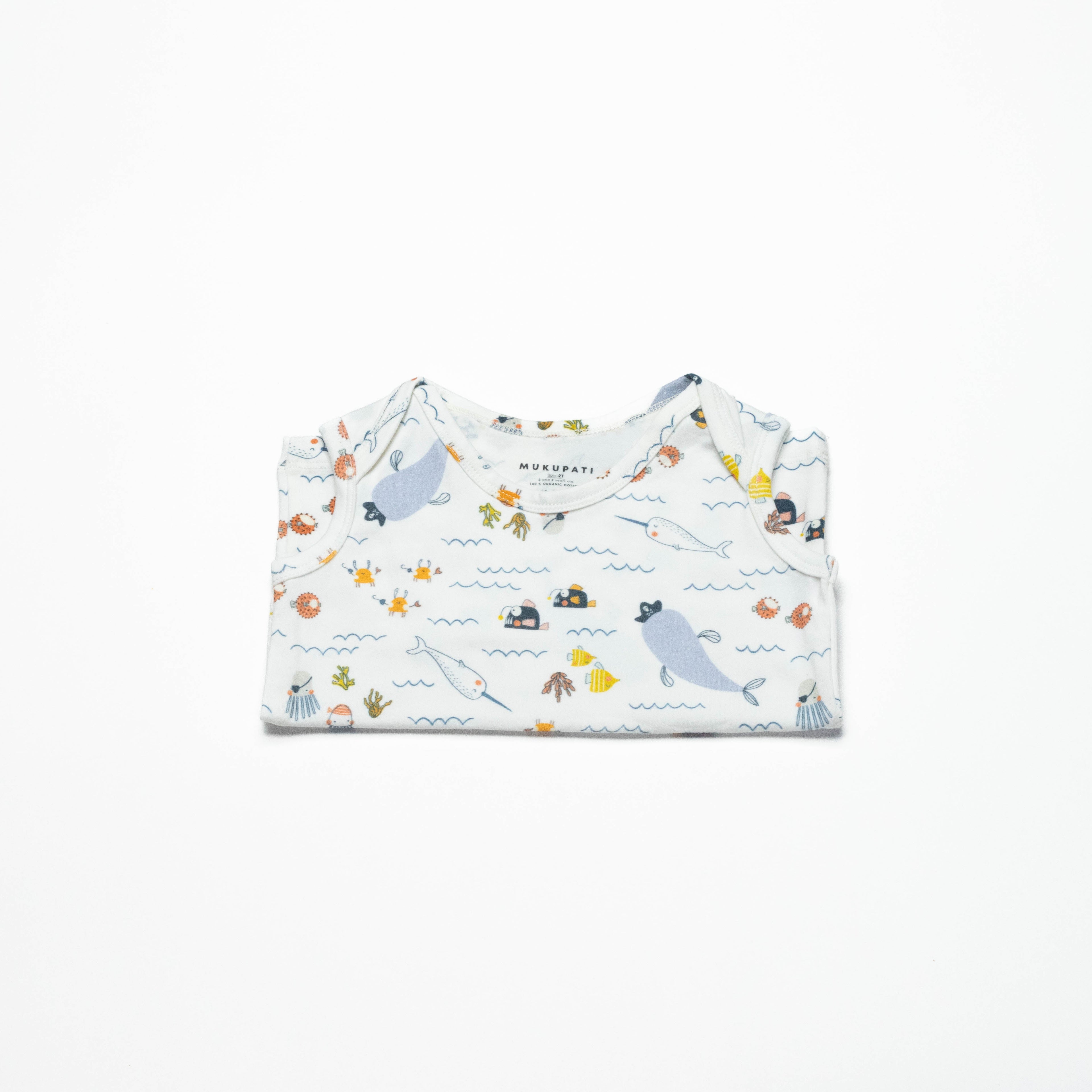 Non-Toxic Organic Toddler Undershirts Top– Soft & Sustainable (Size 2)