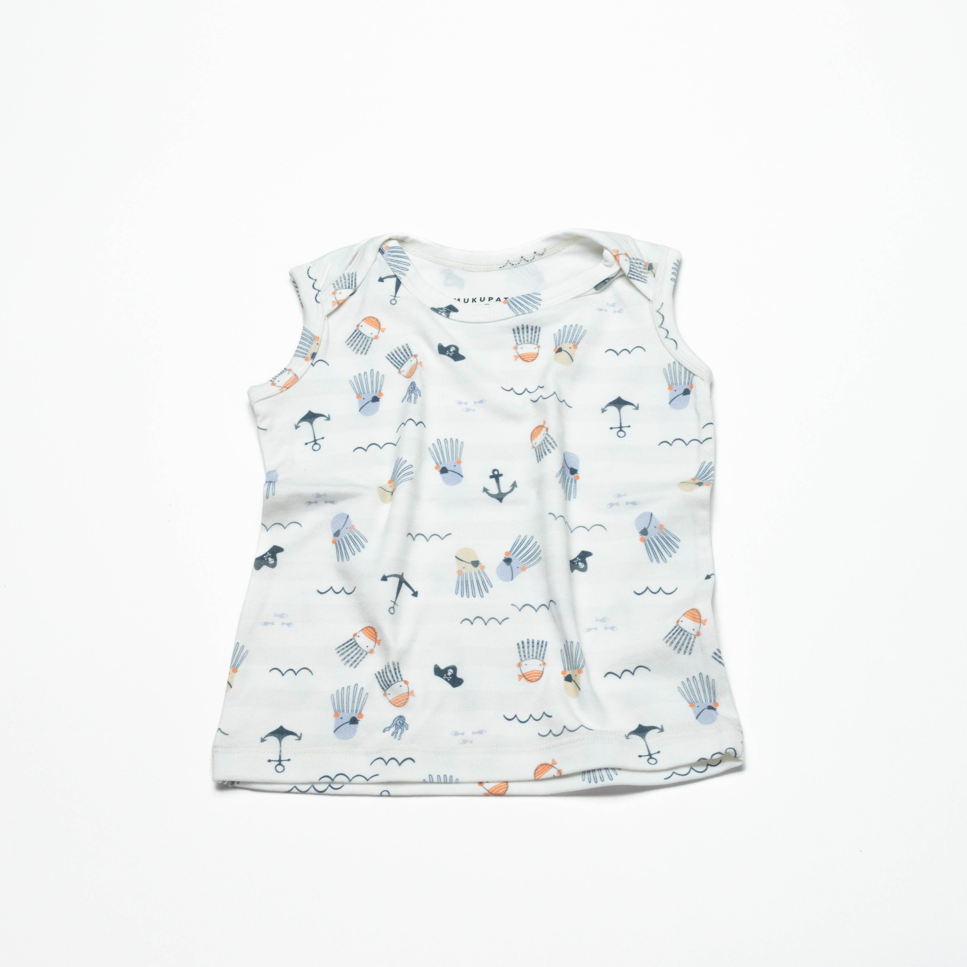 Non-Toxic Organic Toddler Undershirts Top– Soft & Sustainable (Size 2)