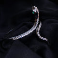 Crystal Snake Bangle Bracelet