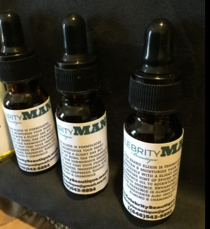 Luxury Beard Oil by Celebrity Beautique MAN