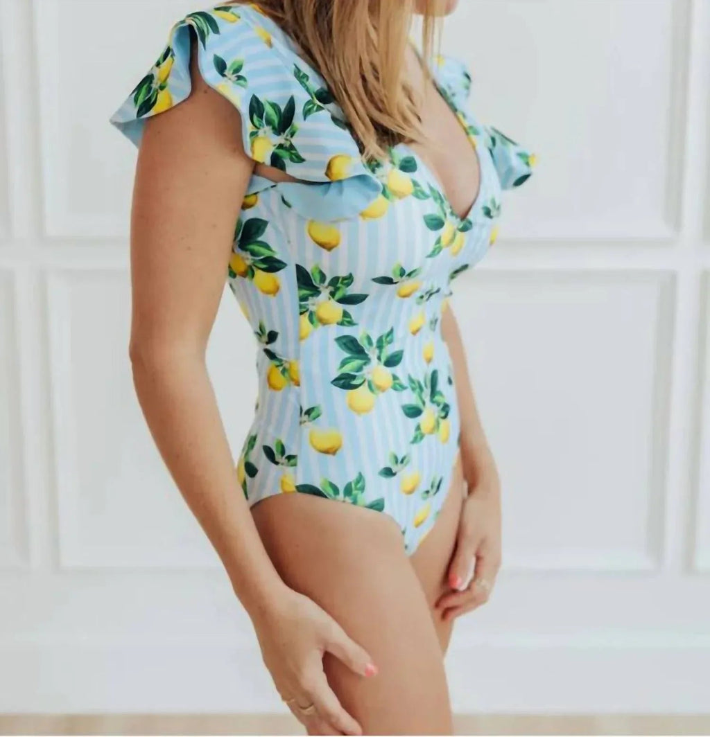 Amalfi Coast One Piece Swimwear