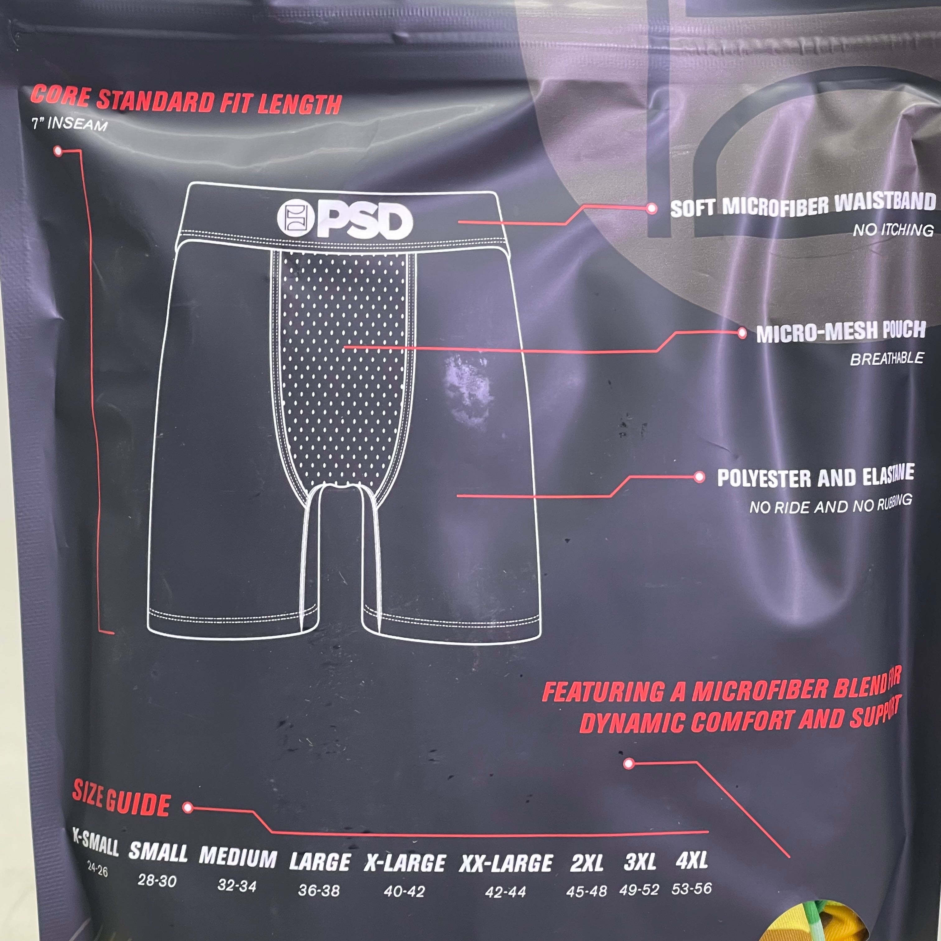 PSD (3 PACK) Warface Men's Boxer Briefs XL WF FACES