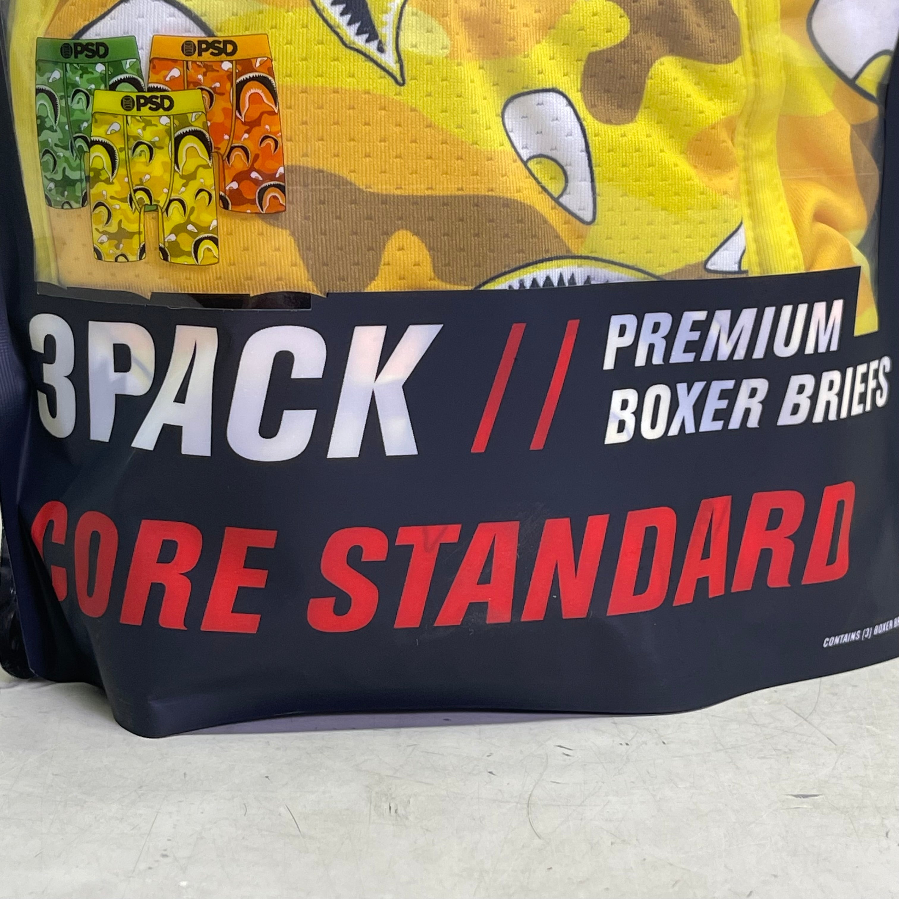 PSD (3 PACK) Warface Men's Boxer Briefs XL WF FACES