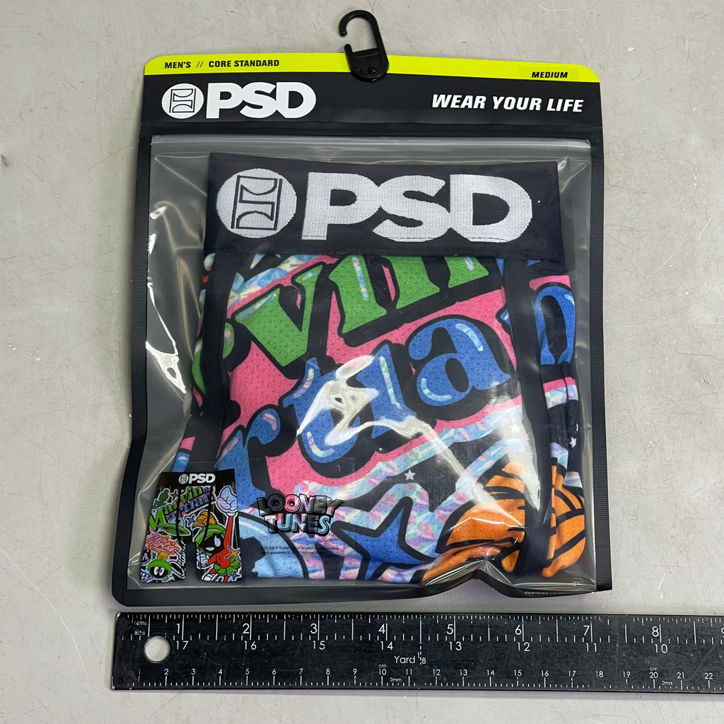 PSD Looney Tunes Marvin The Martian Boxer Briefs Medium HOLO MARTIN