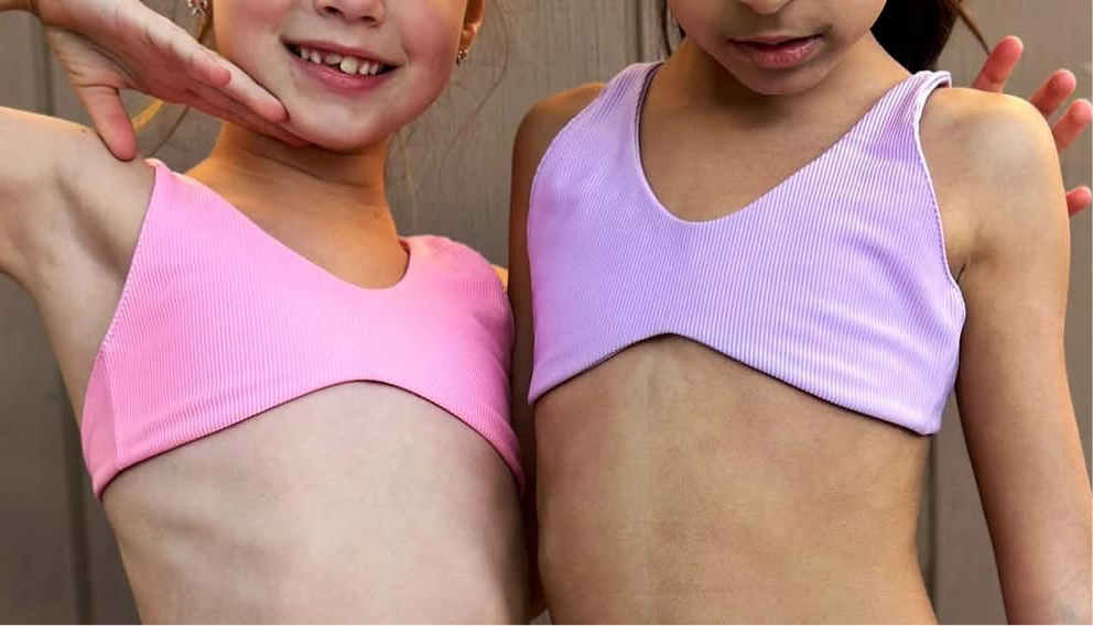Ribbed Bra Top Kids XS & S