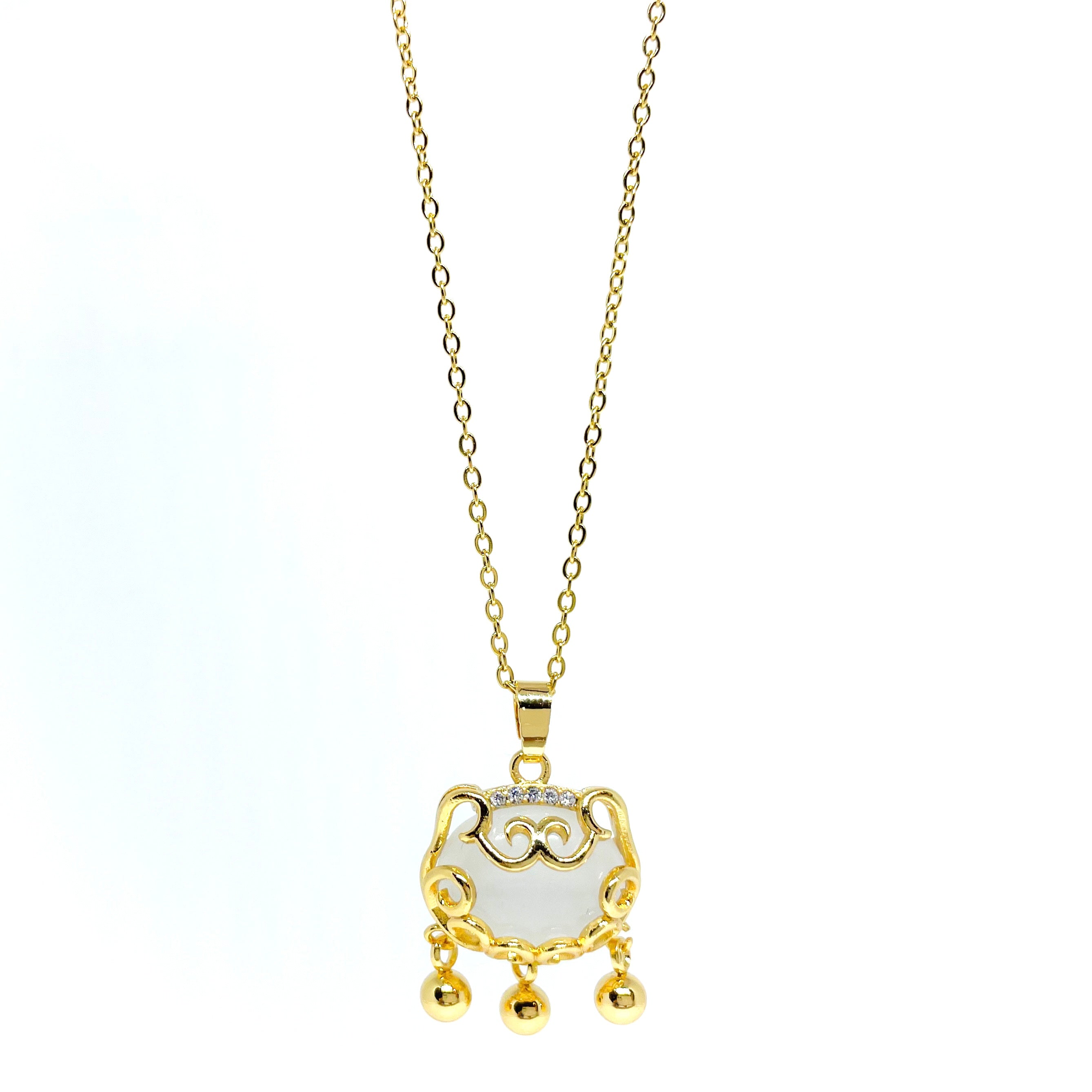 Lock of Fortune - Cats Eye Necklace