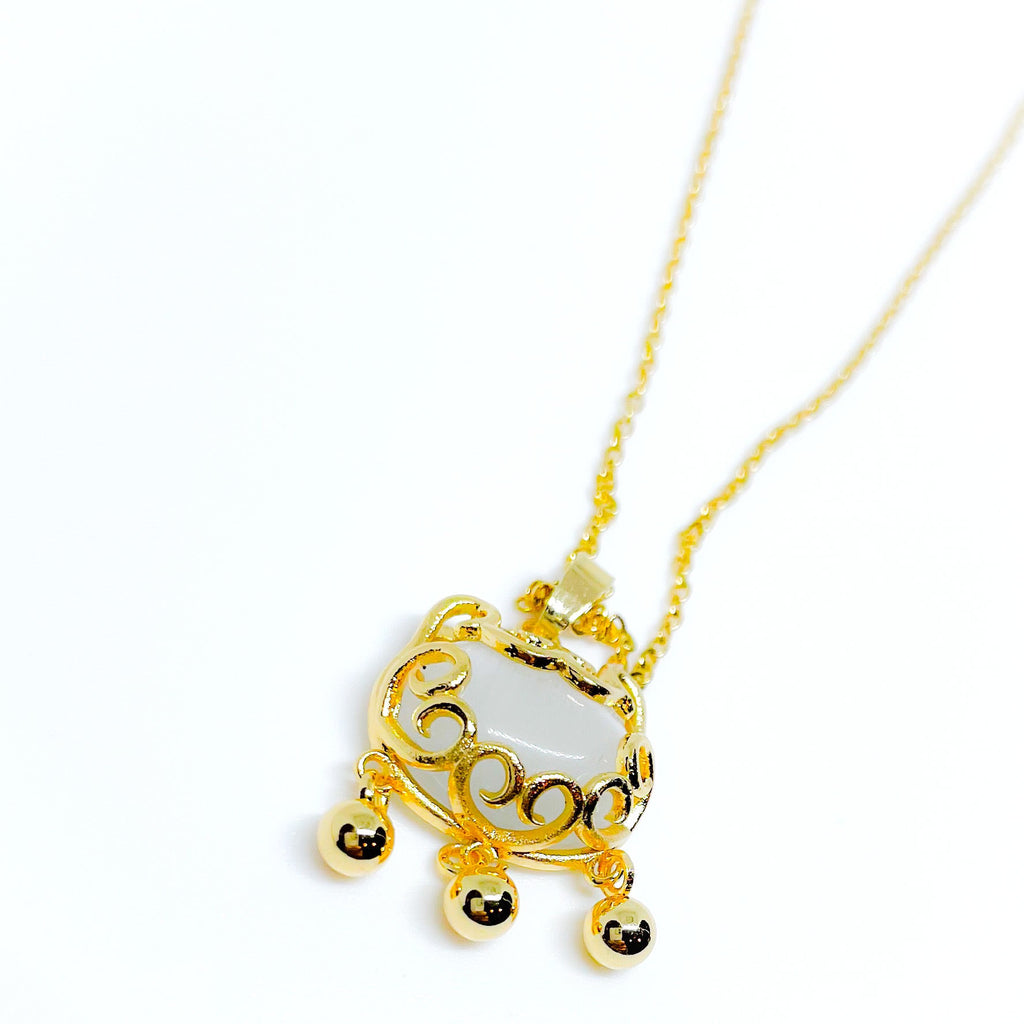 Lock of Fortune - Cats Eye Necklace