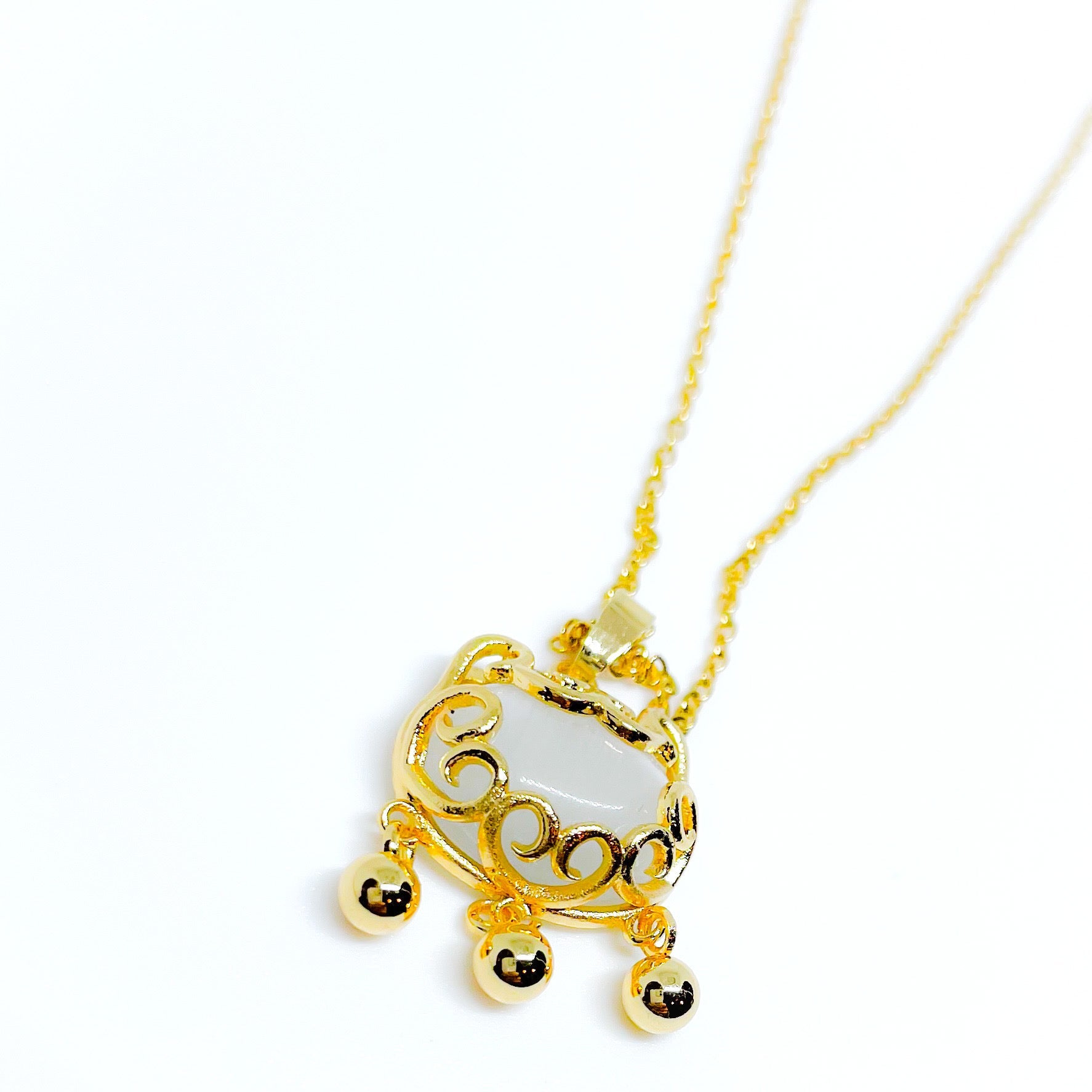 Lock of Fortune - Cats Eye Necklace