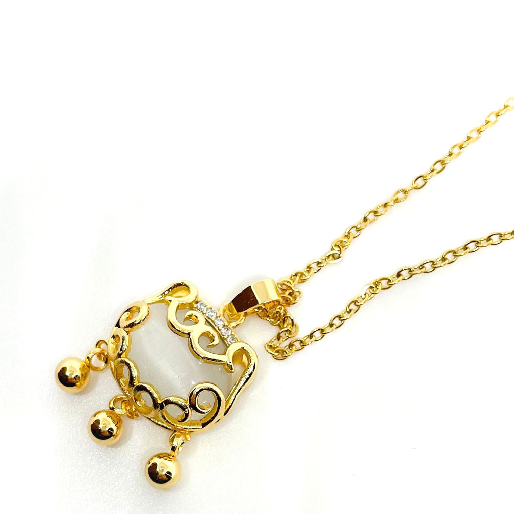 Lock of Fortune - Cats Eye Necklace