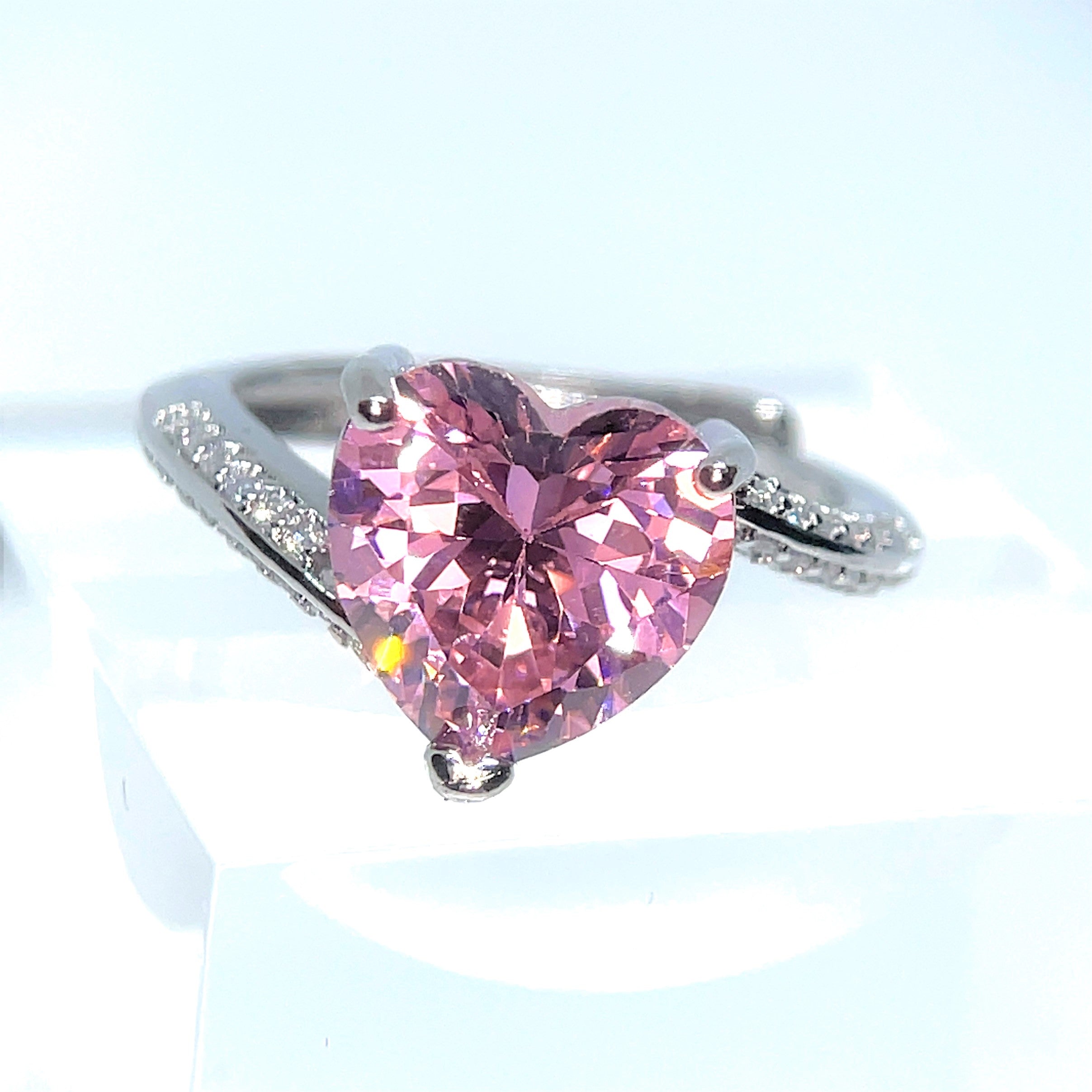 Spiraled Heart Ring