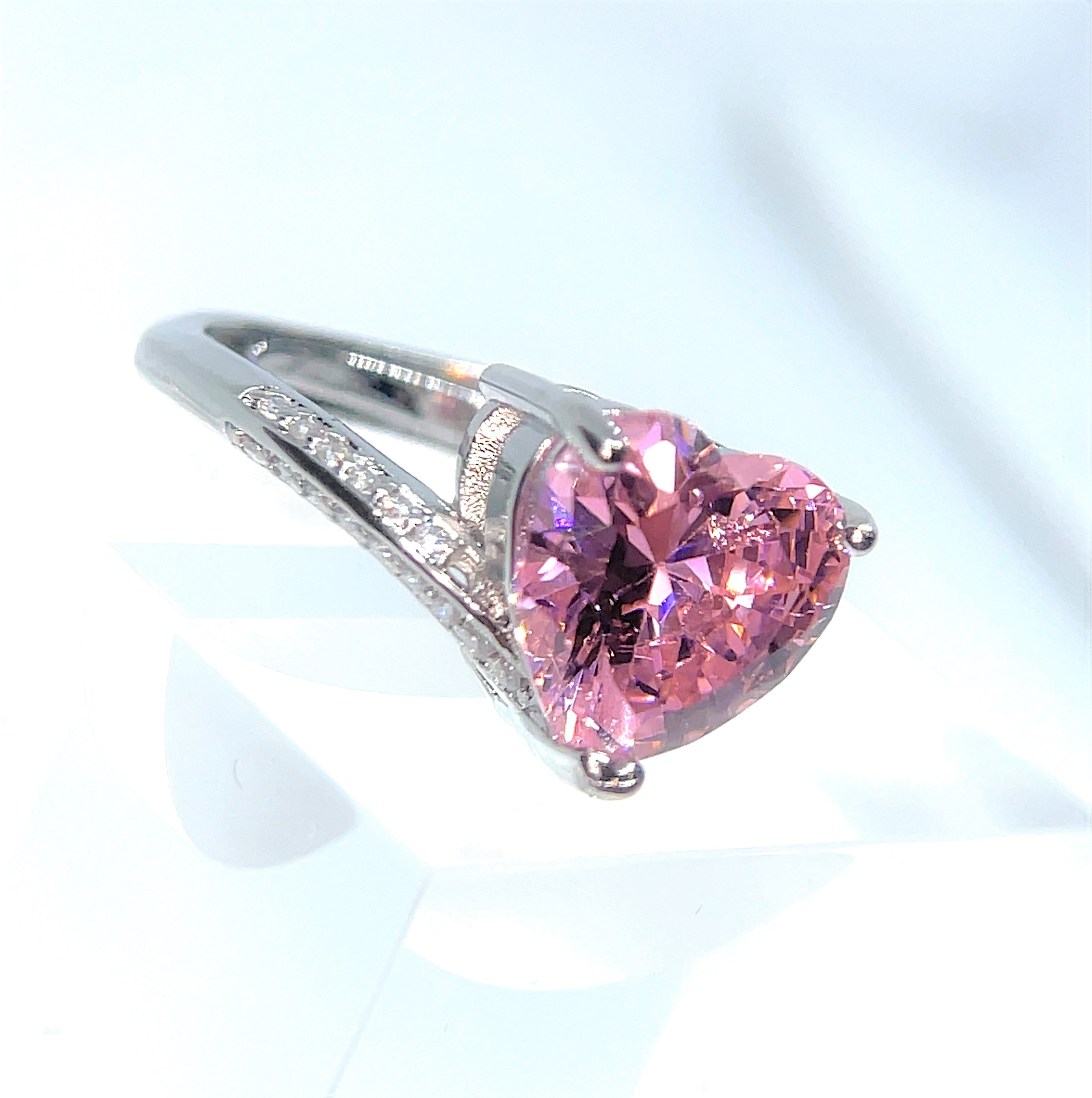 Spiraled Heart Ring