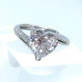 Spiraled Heart Ring