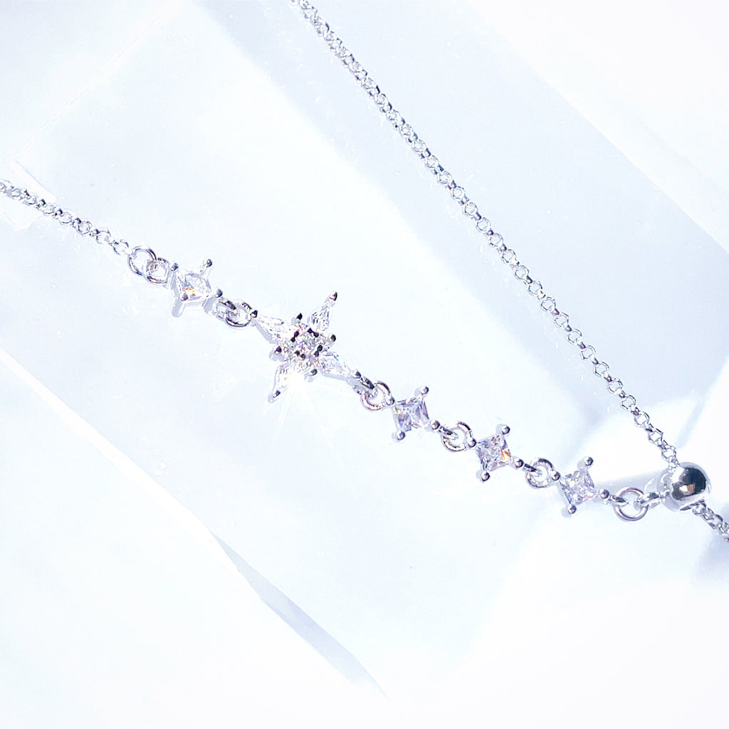 Gothic Cross Lariat Necklace