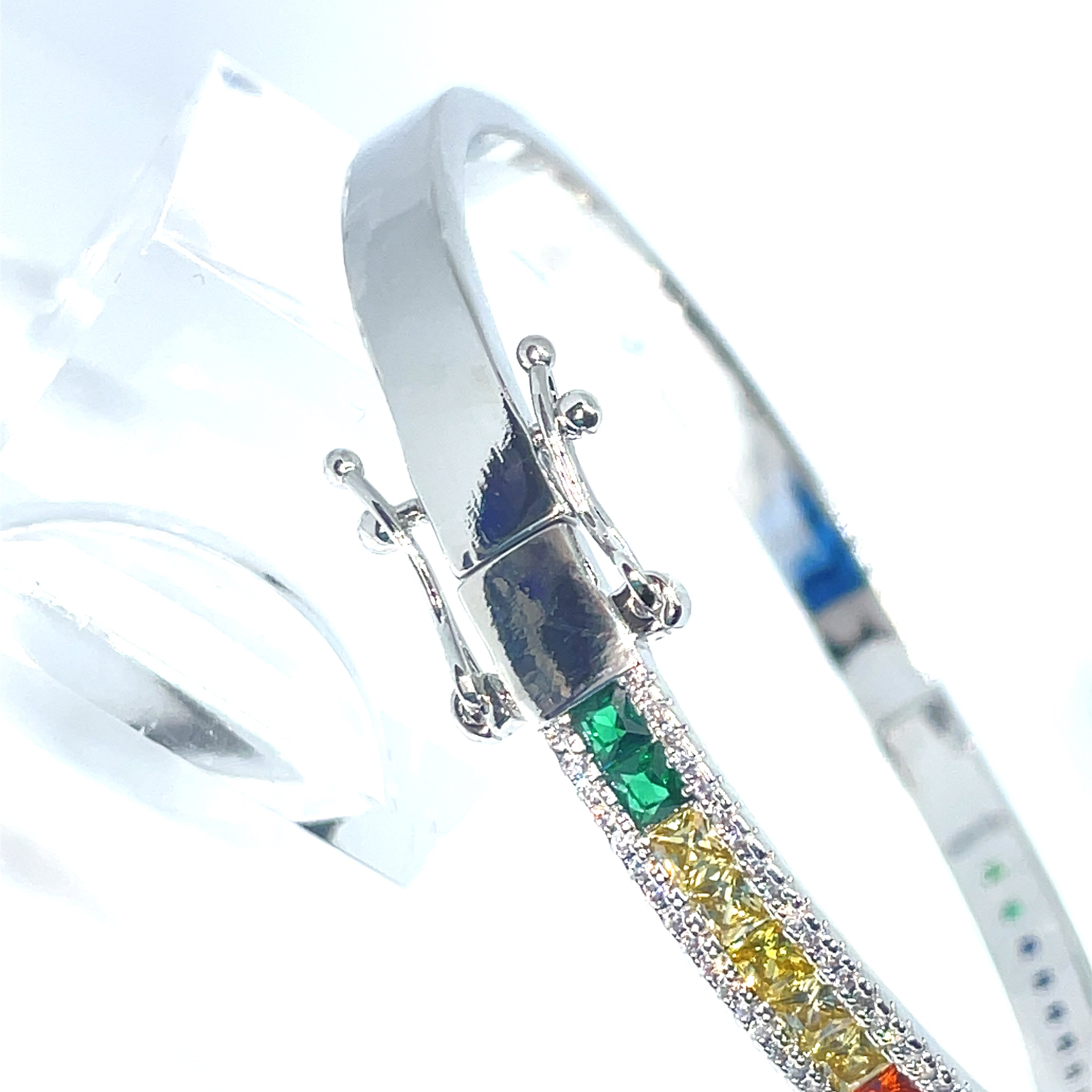 Hope - Rainbow Bangle Bracelet