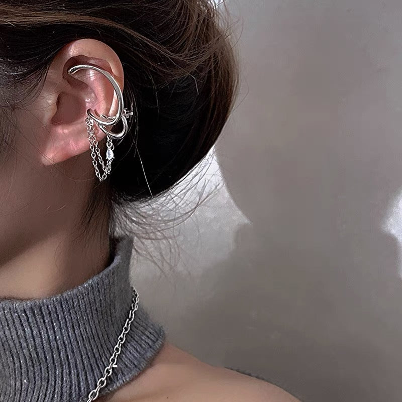Layered Ear Cuff Earrings