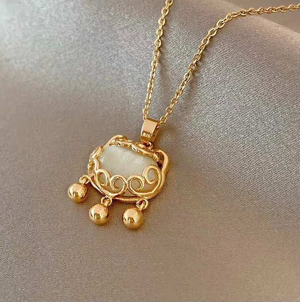 Lock of Fortune - Cats Eye Necklace