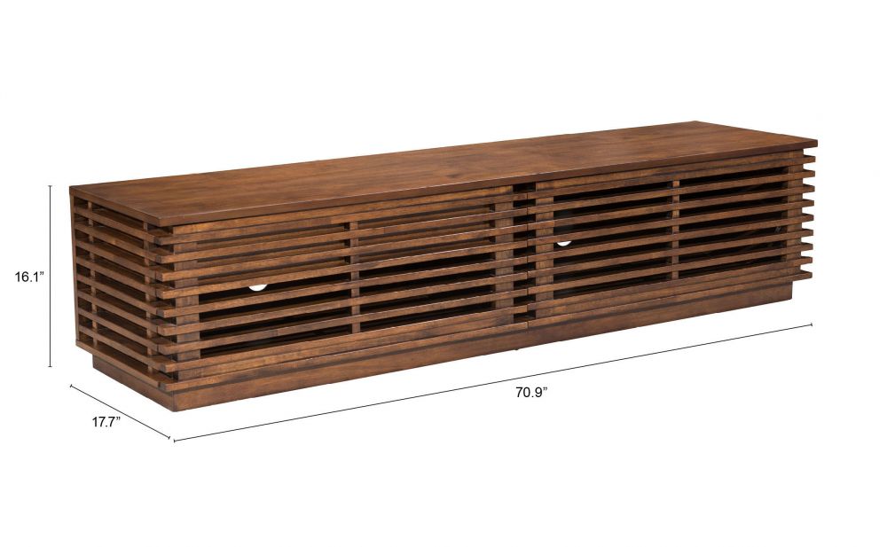 Linea Wide Wooden Entertainment Stand