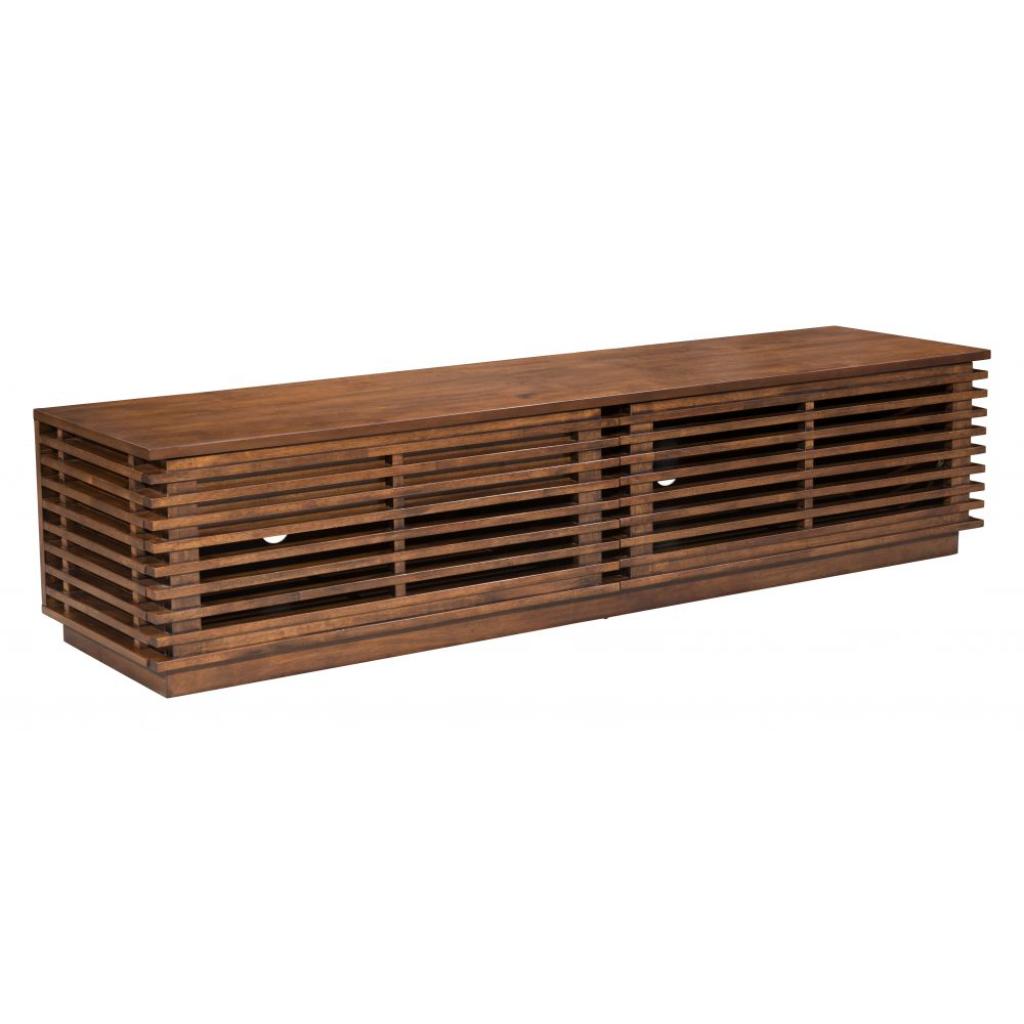 Linea Wide Wooden Entertainment Stand