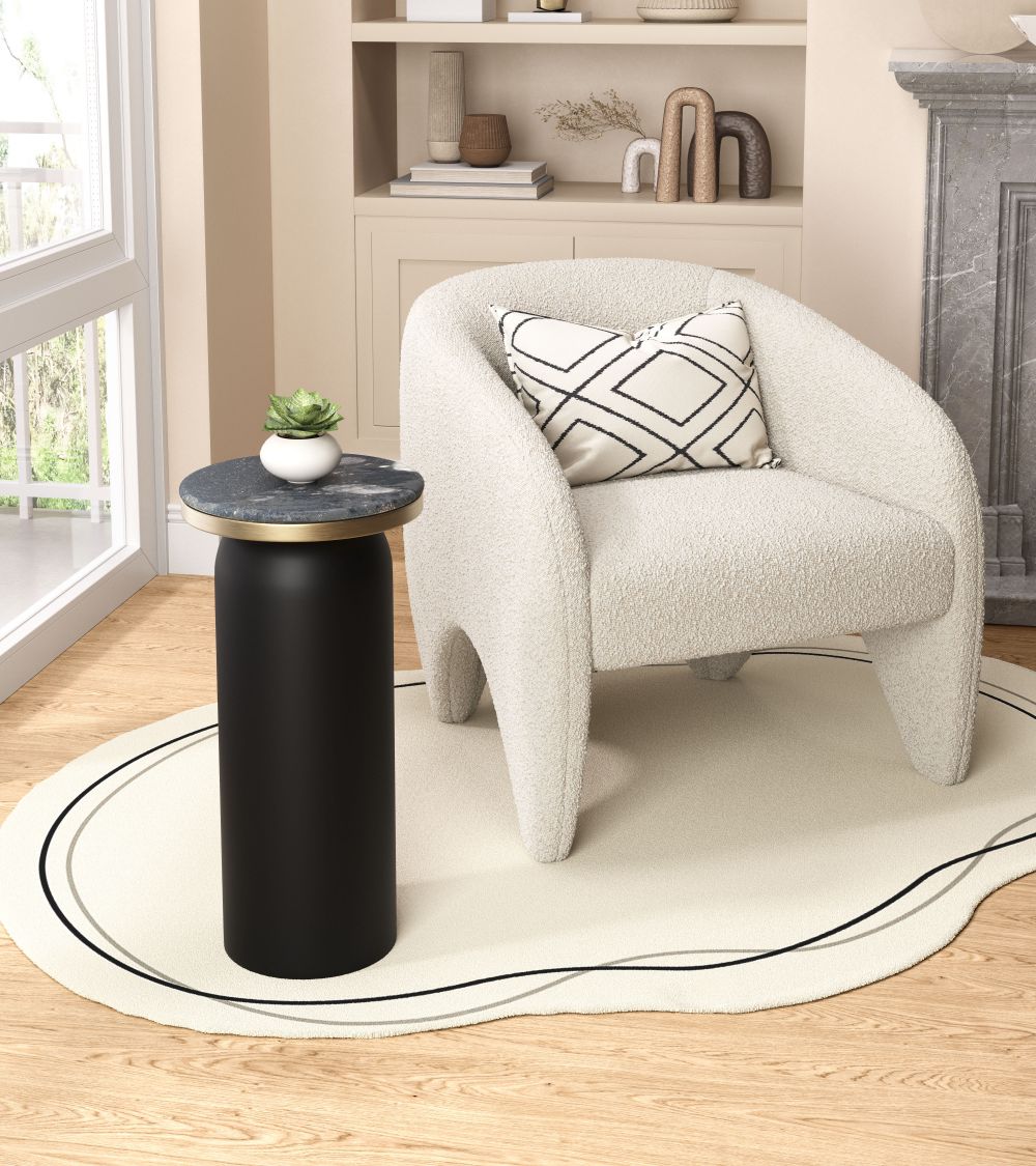 Luxor Marble Top Round Drink Table