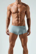 Men’s Cotton Boxer Briefs – Solid Color, Minimalist Style