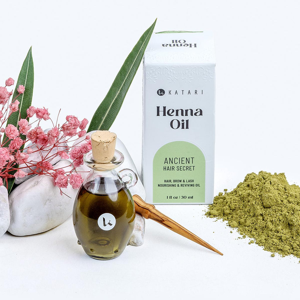 Henna Oil for Dry Hair & Scalp