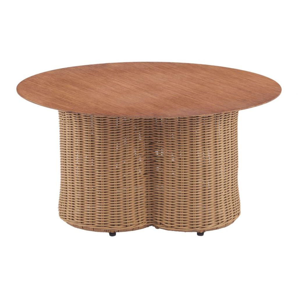 Soka Aluminum Round Outdoor Coffee Table