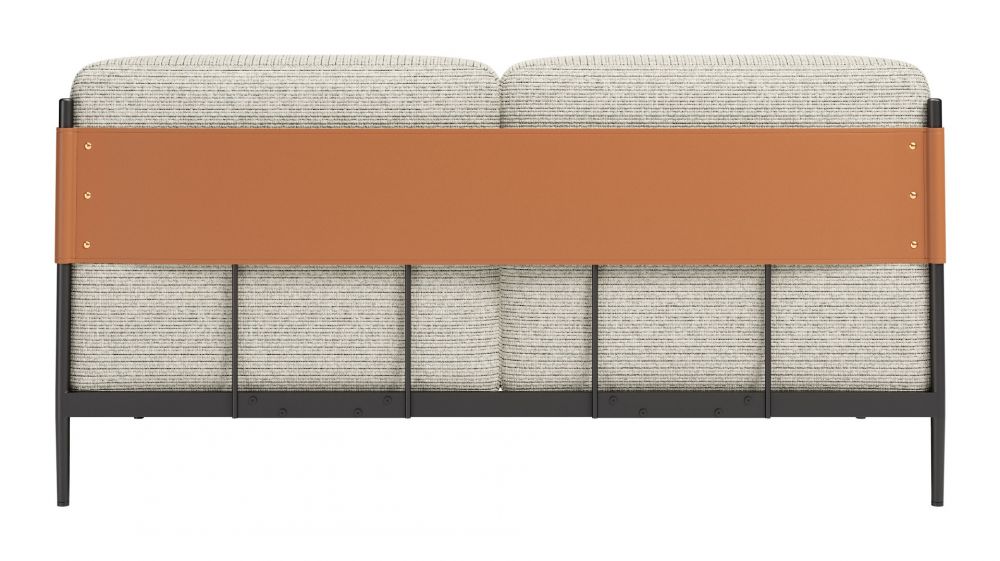 Stirbe Faux Leather Loveseat