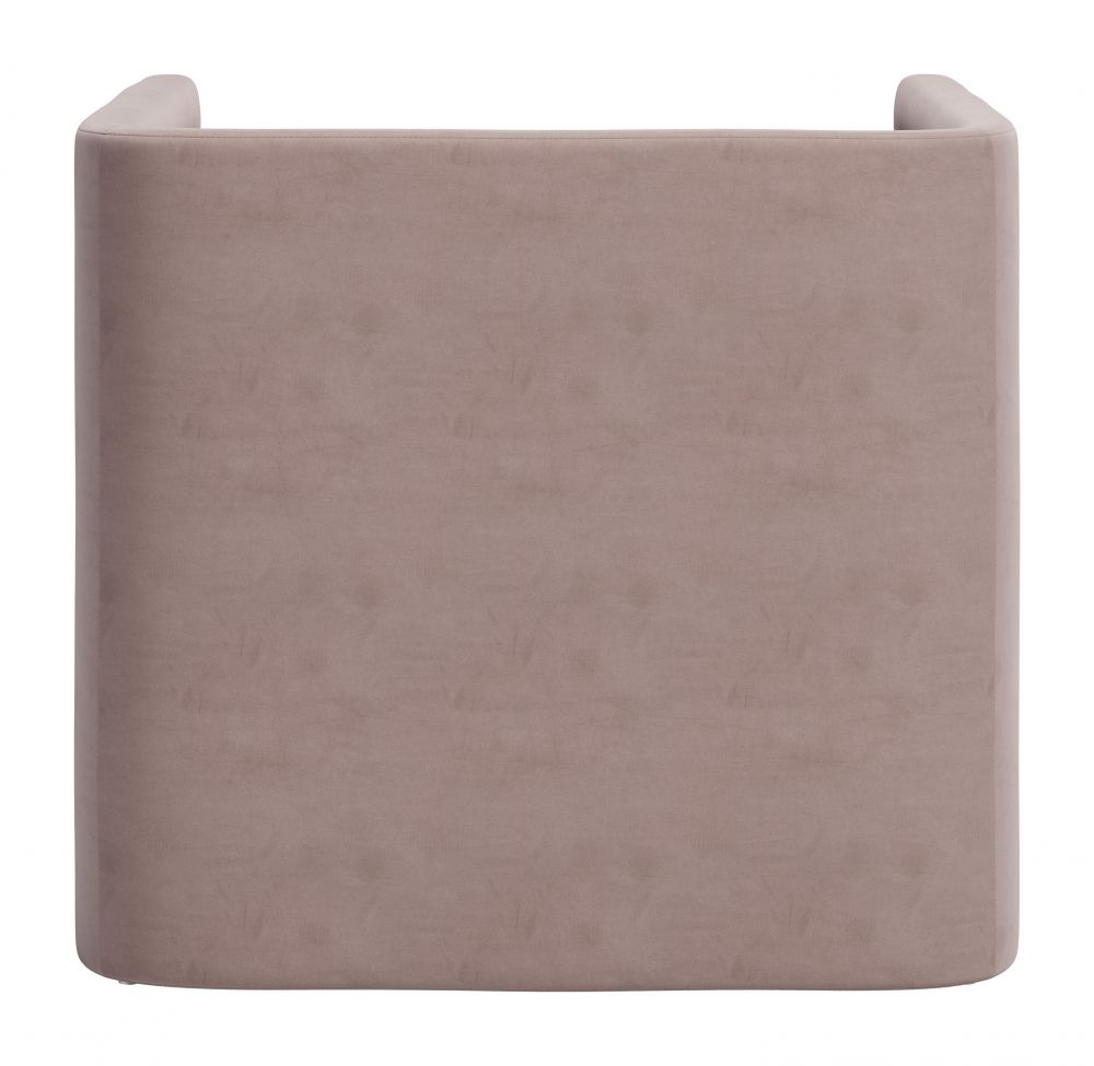 Trippel Taupe Velvet Club Chair