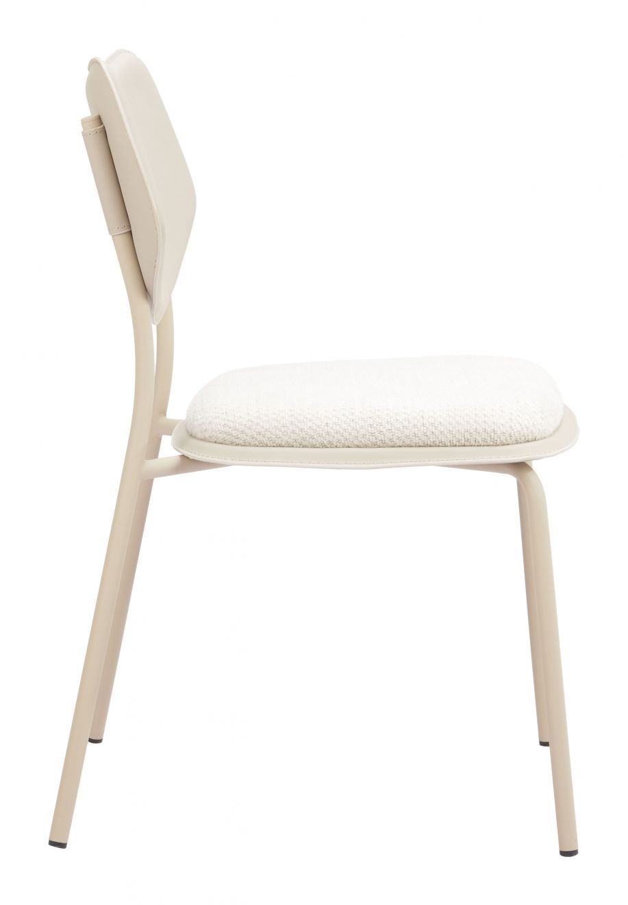 Zeal White Faux Leather Dining Chair 4PC