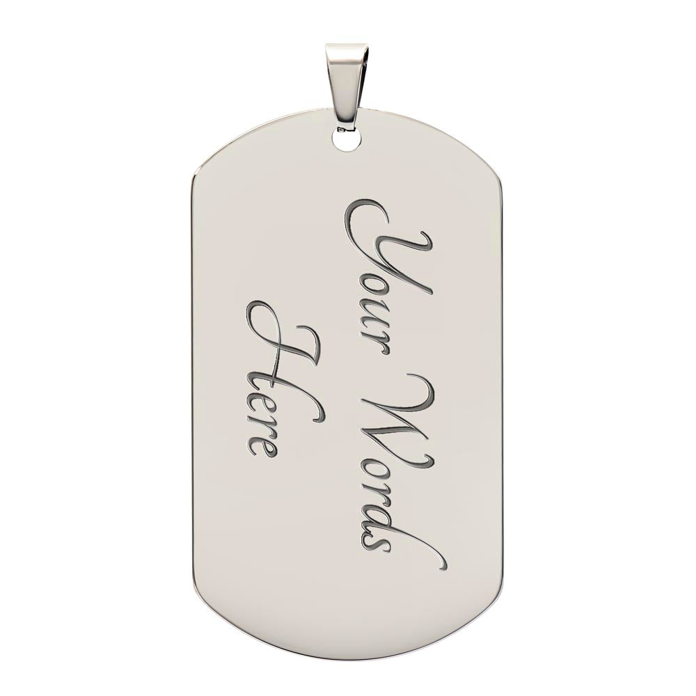 Life is an ADVENTURE! Dog tag