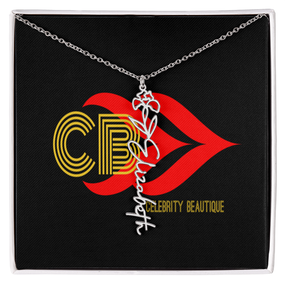 Celebrity's Flower Name Necklace