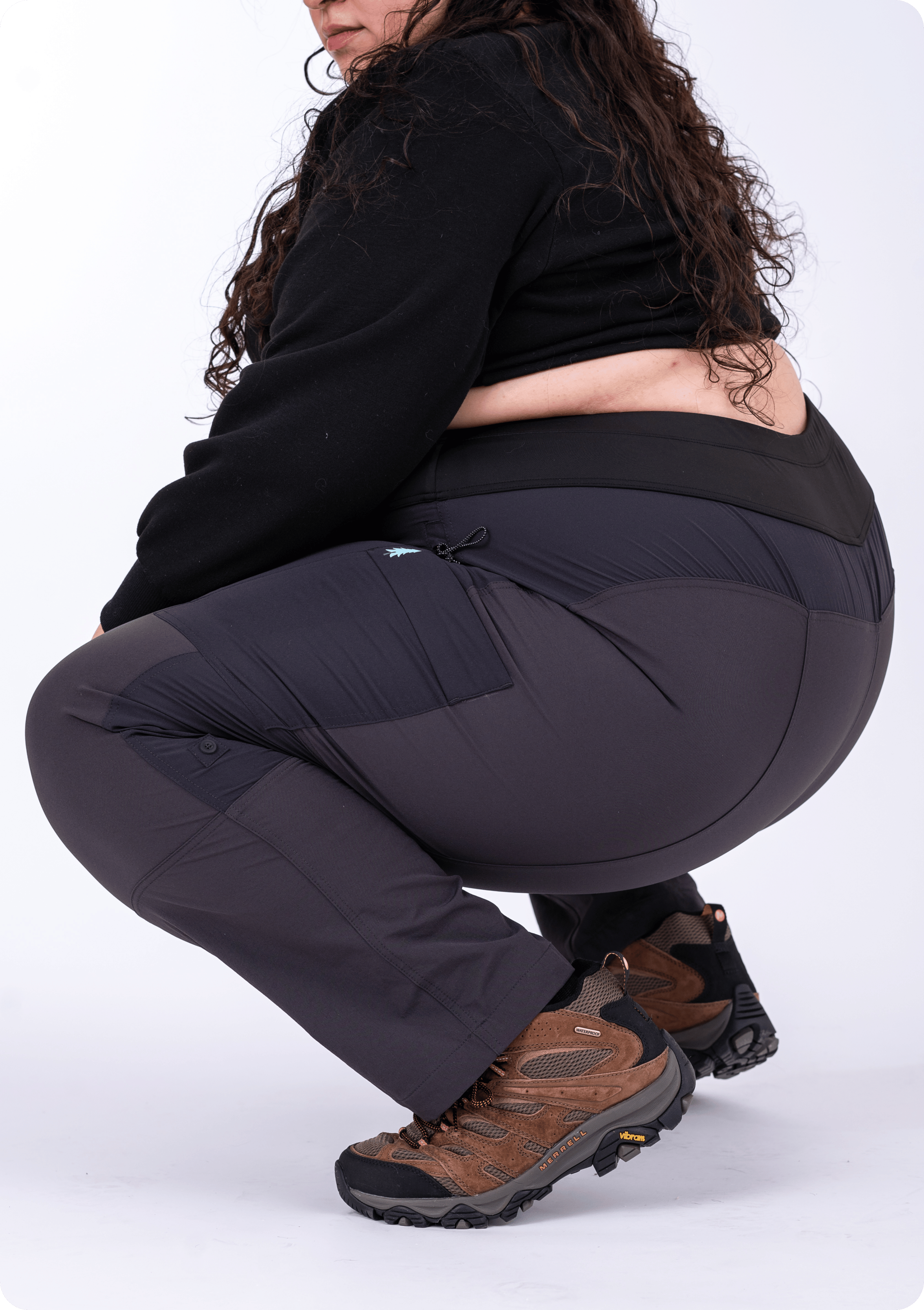 Brecken Pant - Plus Size Hiking & Travel Pants (Outer Cord Waistband)