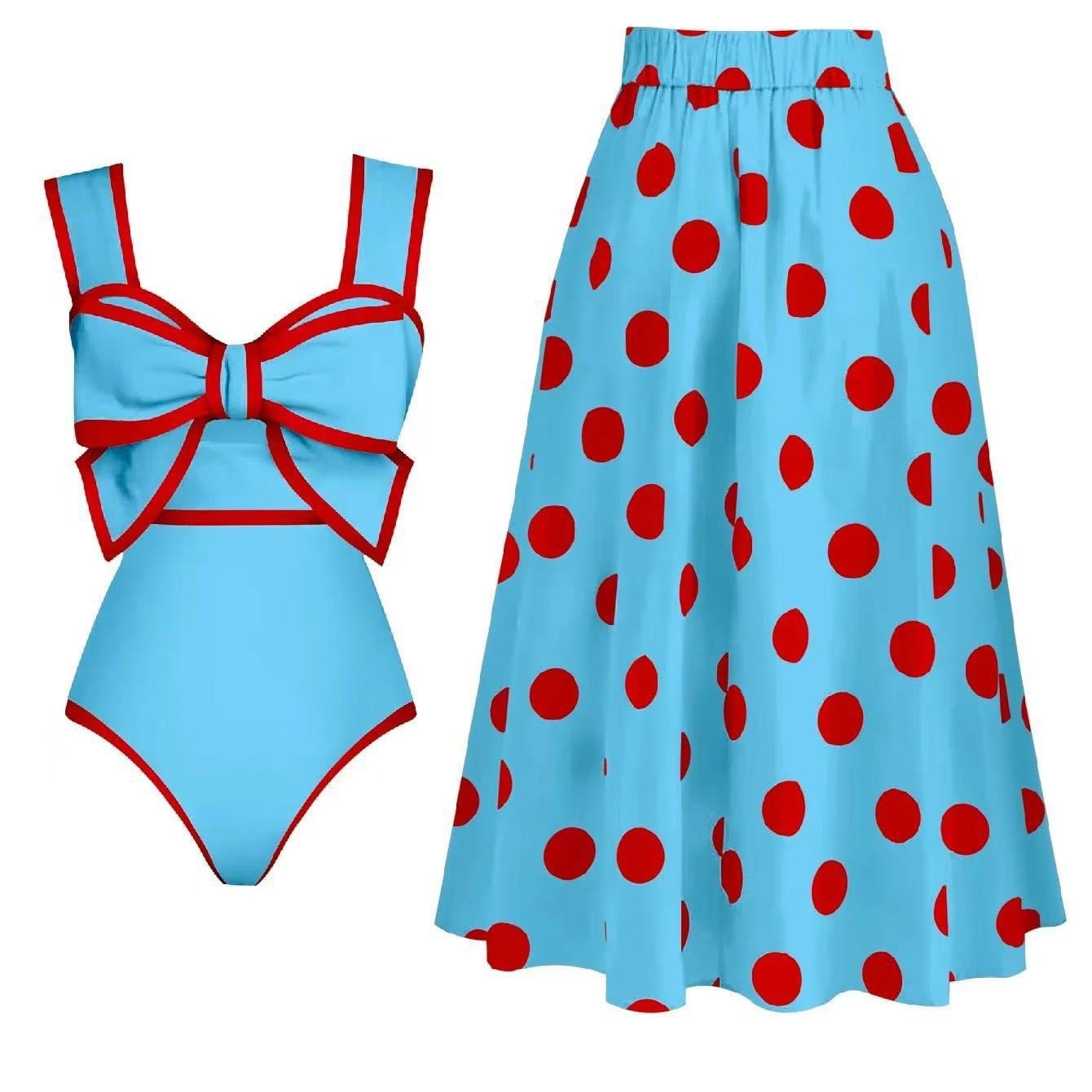 Bikini Suit Skirt Conservative Swimwear Women