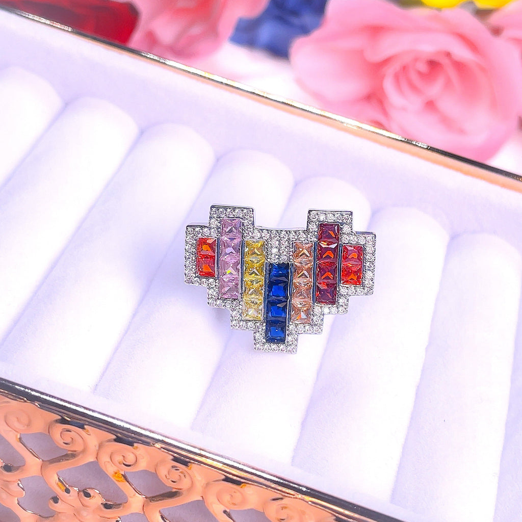 Playful Heart Ring
