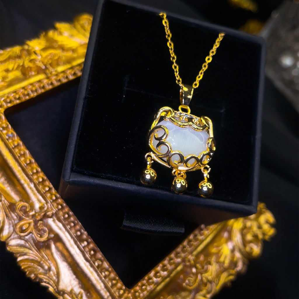 Lock of Fortune - Cats Eye Necklace