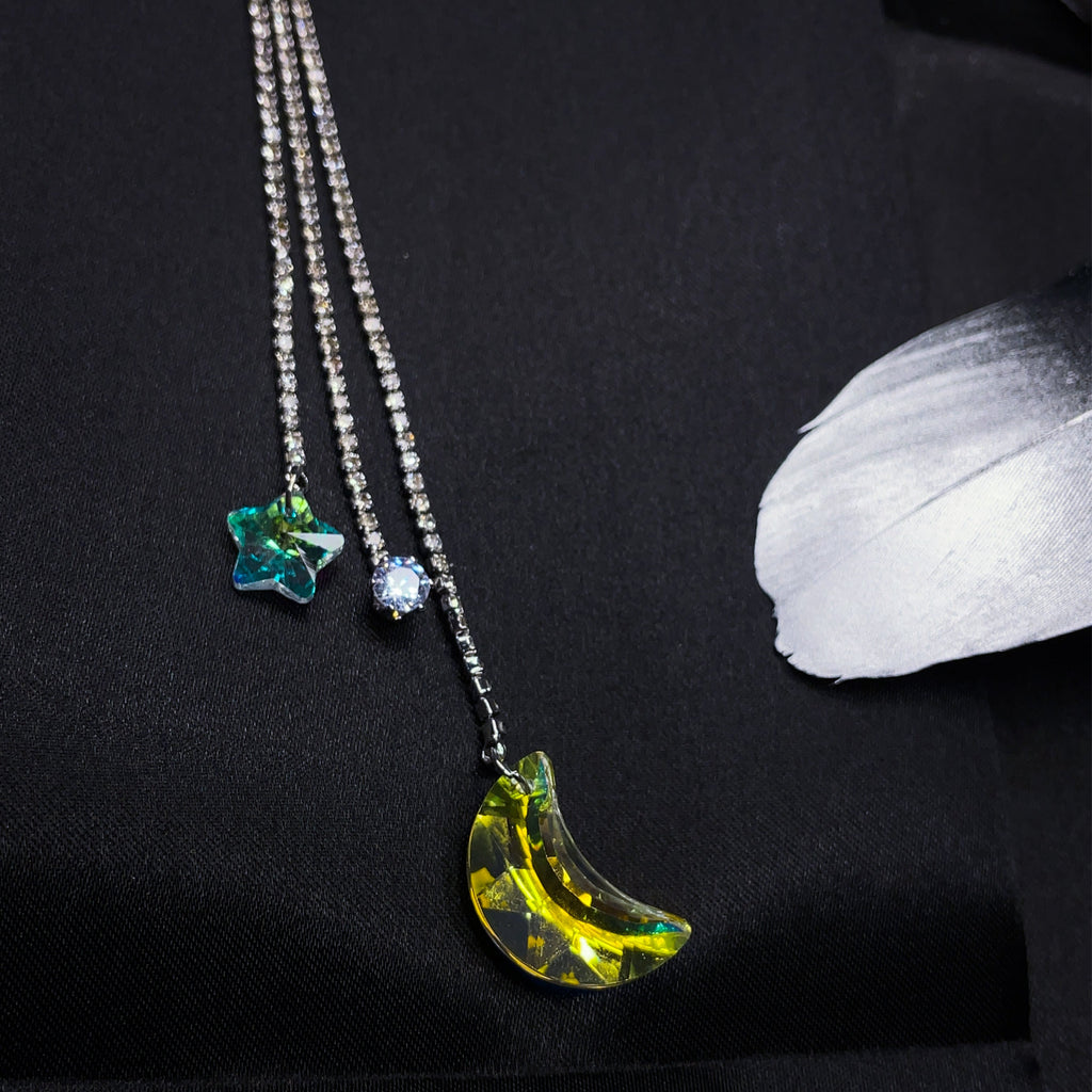 Crystal Moon Ear Wrap