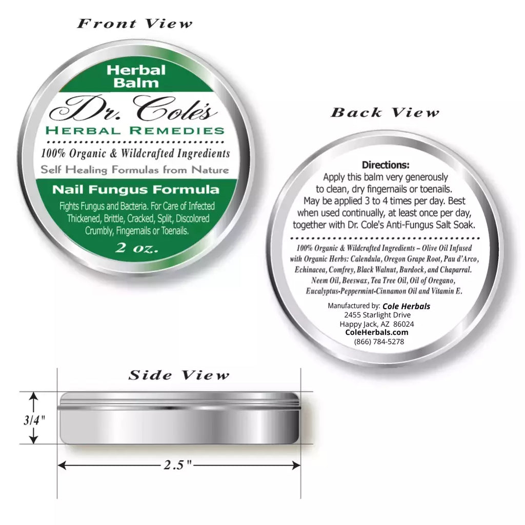 12 - Dr. Cole's Nail Fungus Balm