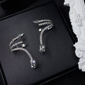 Crystal Serpent Ear Cuffs
